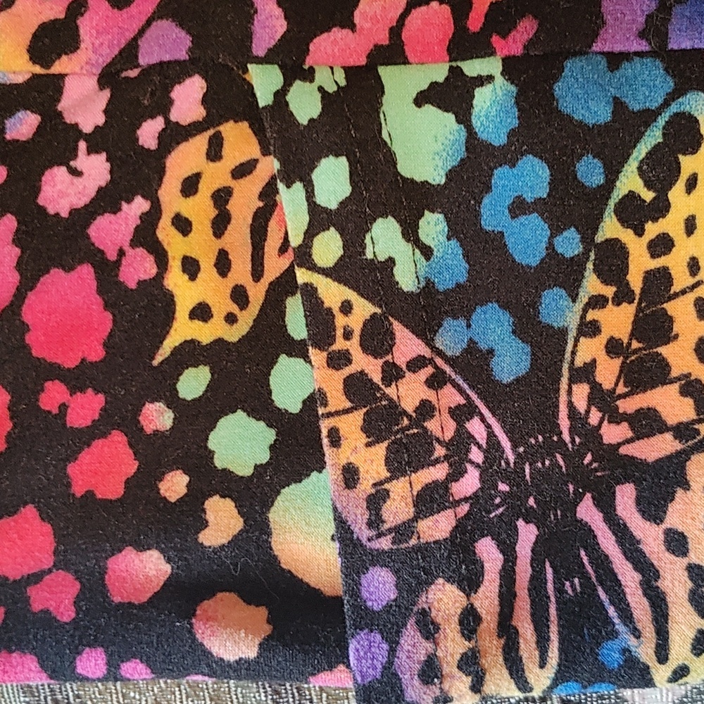 WOMEN: BUTTERFLY RAINBOW 🌈 SHORTS - Picture 3 of 6